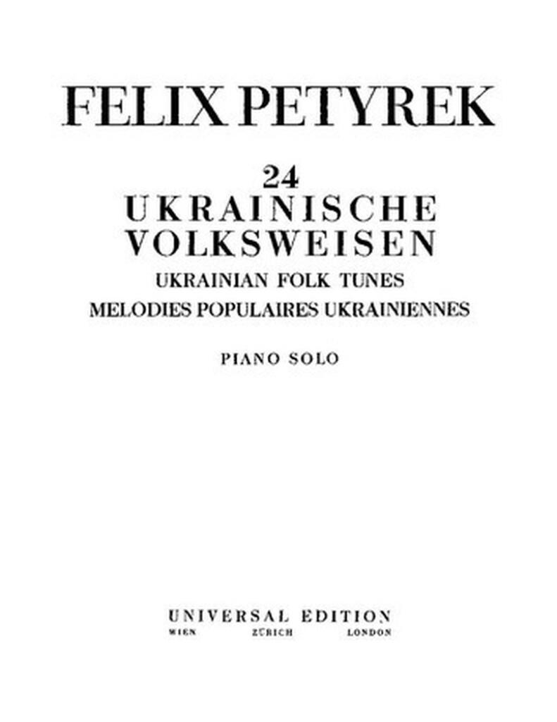 24 Ukrainische Volksweisen